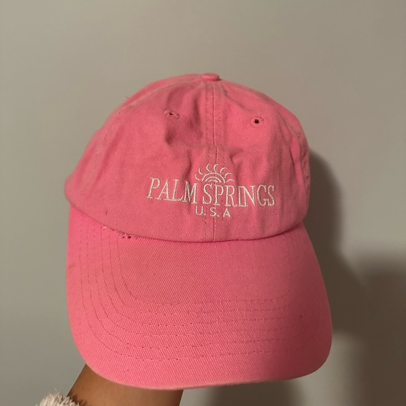Princess Polly Accessories - Pink Palm Springs hat